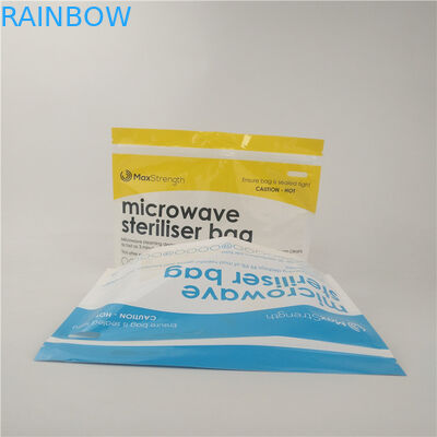 Błyszczący Stand Up Pouch Miesięczny kubek Sterylizacja Torba do pakowania żywności dla niemowląt