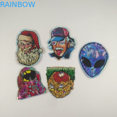 Gummies Jelly Cannabis Plastikowe woreczki Opakowanie Die Cut Custom Zipper Bags 3.5g