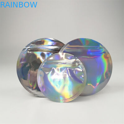 Dostosowane drukowanie jadalnych okrągłych plastikowych woreczków Opakowanie 3,5g 7g