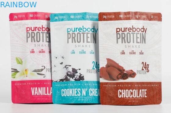 Dostosowane jadalne plastikowe woreczki Mylar Opakowanie Ziplock Stand Up Pouch na żywność