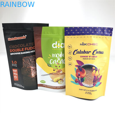 Plastikowa torba z zamkiem błyskawicznym klasy spożywczej Torba z folii aluminiowej z zamkiem błyskawicznym