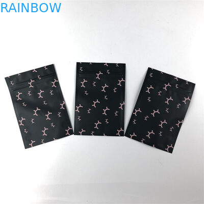 Zamykana plastikowa torba z mylarowej folii aluminiowej z zamkiem błyskawicznym z trzema bocznymi uszczelkami