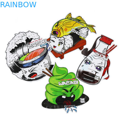 Okrągły okrągły nieregularny, zamykany, wycinany, wycinany worek Mylar Niestandardowy kształt 3,5 7 gramów