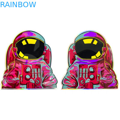 Koło Nieregularne, wielokrotnego zamykania, wycinane woreczki na cukierki Niestandardowy kształt Mylar Bag 3,5G 7G