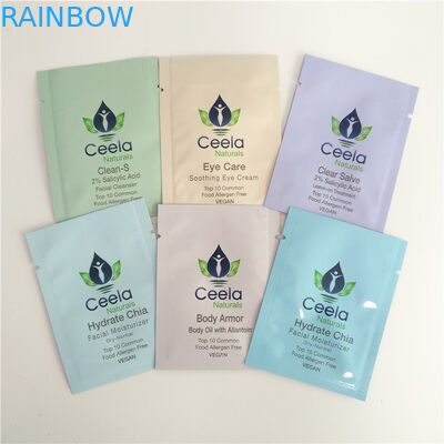 Opakowanie kosmetyczne w woreczku kosmetycznym Mini Kraft z zamkiem błyskawicznym Pusta folia Saszetka na herbatę z kawą