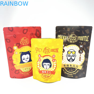 Wielokrotnego zamykania, odporne na zapach, aluminiowe torby do pakowania Ziplock z mylarem na ciasteczka z przekąskami spożywczymi