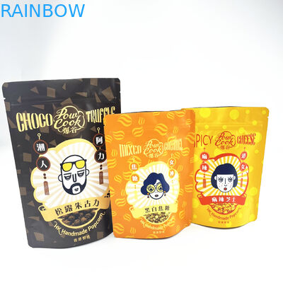 Wielokrotnego zamykania, odporne na zapach, aluminiowe torby do pakowania Ziplock z mylarem na ciasteczka z przekąskami spożywczymi