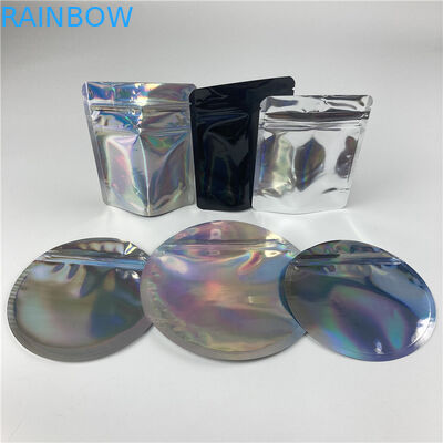 Plastikowa okrągła stojąca torebka na suwak Runtz Edibles Die Cut Shaped Mylar Bag 3,5g