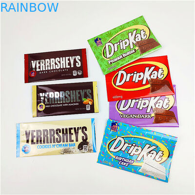 Niestandardowe drukowane opakowanie na przekąski Mylar Edibles do batonika czekoladowego 400 mg