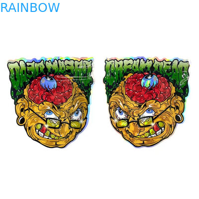 Nieregularne zamykane torby foliowe z zamkiem błyskawicznym Plastikowe etui na cukierki