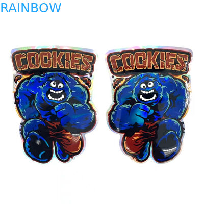 Nieregularne zamykane torby foliowe z zamkiem błyskawicznym Plastikowe etui na cukierki