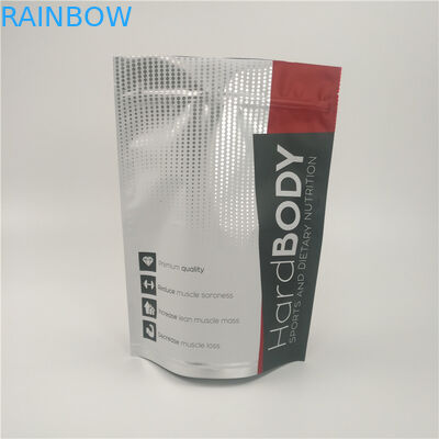 Dostosowane torby CBD Stand Up Doypack Matowa folia aluminiowa Baggies Opakowanie na żywność