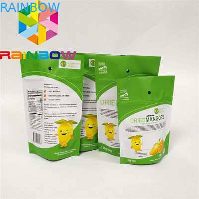 Mylar Paper Stand Up Pouch Zipper Gravure Printing Plastikowa torba na opakowanie z logo