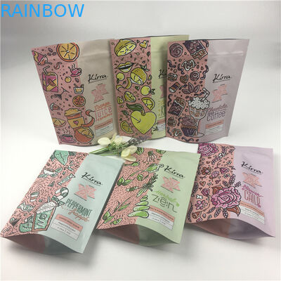 Recyklingowa torba Mylar Stand Up 3,5 g do pakowania w ziarna kawy z przyprawami tytoniowymi