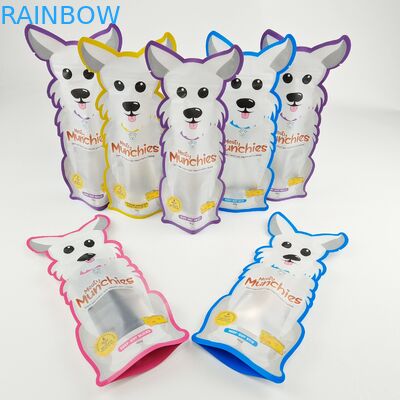 Food Grade Unikalny kształt Foliowe torby do pakowania Druk cyfrowy Die Cut Stand Up Zipper Pouch