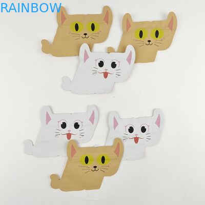 Specjalnie ukształtowane niestandardowe drukowane torby Mylar Die Cut Nieregularna torebka z zamkiem błyskawicznym