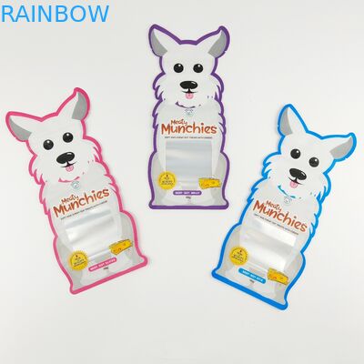 Specjalnie ukształtowane niestandardowe drukowane torby Mylar Die Cut Nieregularna torebka z zamkiem błyskawicznym