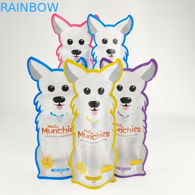 Plastikowe torby foliowe Ziplock w kształcie torby zabezpieczające przed dziećmi, z nadrukiem cyfrowym, nieregularne torby do pakowania foliowego