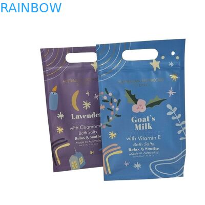 Custom Design Stand Up Zipper Pouch Body Scrub Packaging Aluminium Foil Mylar Bags