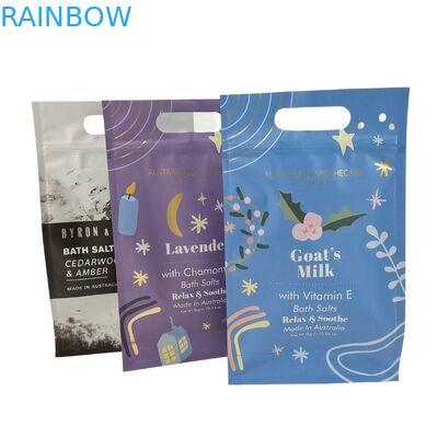 Custom Design Stand Up Zipper Pouch Body Scrub Packaging Aluminium Foil Mylar Bags