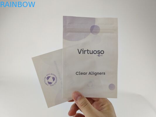 Zęby Clear Aligners Torby do pakowania Mylar MOPP Kraft Paper PE One Side Transparent