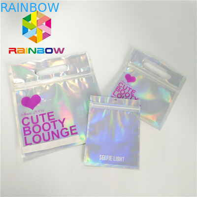 Wodoodporna plastikowa torba do pakowania bikini Soft Touch Stroje kąpielowe Recykluj torby z zamkiem błyskawicznym