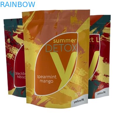 Odporny na wilgoć, stojący pokrowiec na zamek błyskawiczny do pakowania kawy i herbaty