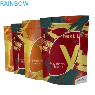 Odporny na wilgoć, stojący pokrowiec na zamek błyskawiczny do pakowania kawy i herbaty