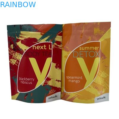 Odporny na wilgoć, stojący pokrowiec na zamek błyskawiczny do pakowania kawy i herbaty