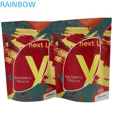 Odporny na wilgoć, stojący pokrowiec na zamek błyskawiczny do pakowania kawy i herbaty