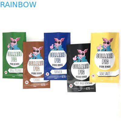 Dostosuj 35g opakowania z mylarem na żywność Cannabis Plastic Mylar Stand Up woreczki