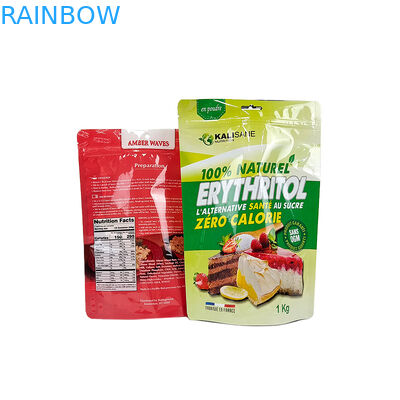 3,5 g Odporna na zapachy Niestandardowe cukierki do ciastek Food Grade Zip Lock Bag Biała folia