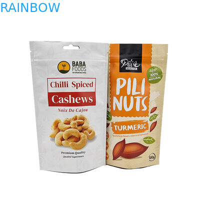 Dostosowana torba z zamkiem błyskawicznym z folii aluminiowej Mylar do pakowania żywności jadalnej