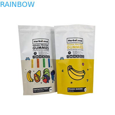 Dostosowana torba z zamkiem błyskawicznym z folii aluminiowej Mylar do pakowania żywności jadalnej