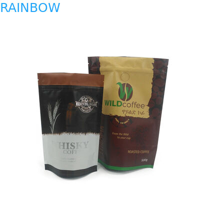 Opakowania na kawę i herbatę Biała matowa torba Ziplock Odporna na zapach z Twoim logo