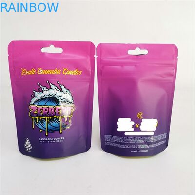 Folia z tworzywa sztucznego Opakowania na kadzidła ziołowe Mylar Bag Stand Up Pouch Cannabis Flower