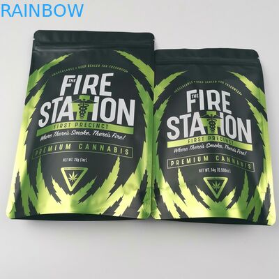 Folia z tworzywa sztucznego Opakowania na kadzidła ziołowe Mylar Bag Stand Up Pouch Cannabis Flower