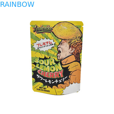 Stand Up Snack Food Plastikowa torba Zipper Mylar Pouch Opakowanie Cukierki Cookie