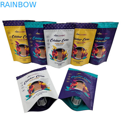 Stand Up Snack Food Plastikowa torba Zipper Mylar Pouch Opakowanie Cukierki Cookie