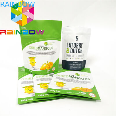 Stand Up Snack Food Plastikowa torba Zipper Mylar Pouch Opakowanie Cukierki Cookie