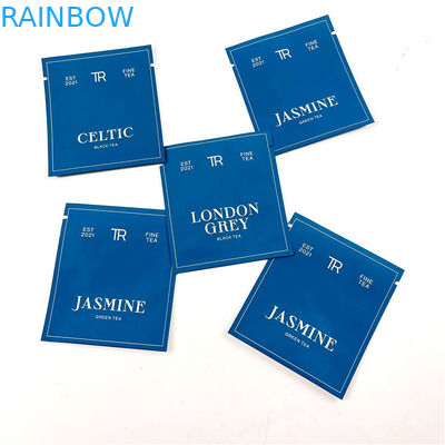 500 szt. Opakowania Drukowanie Torby z mylaru do torebek z czarną zieloną herbatą