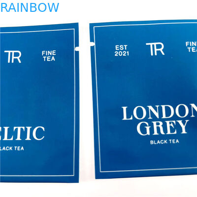 500 szt. Opakowania Drukowanie Torby z mylaru do torebek z czarną zieloną herbatą