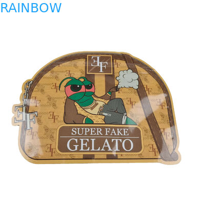 Niestandardowy drukowany kształt Die Cut Mylar Torby 1g 3,5g 7g 14g 28g Do jadalnych ciasteczek