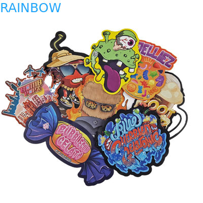 Niestandardowy projekt 3.5g 7g 14g 28g Wycinane torby Ziplock Specjalny kształt Zabezpieczony przed dziećmi Niestandardowy kształt Mylar Opakowania na przekąski