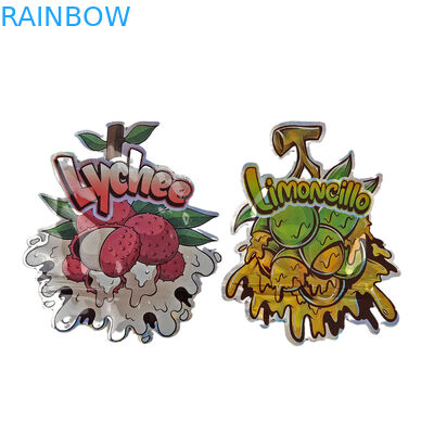 Niestandardowy specjalny zamek błyskawiczny z zabezpieczeniem przed dziećmi 3,5 g Opakowania na przekąski Nieregularna torba z mylaru