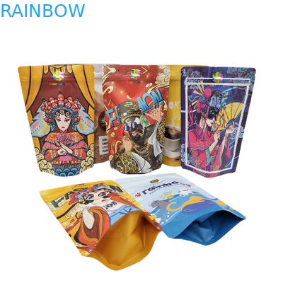 Opakowanie na żywność z zamkiem błyskawicznym Jadalne 250 g Kawiarnia Wrapper Zamykana torebka stojąca