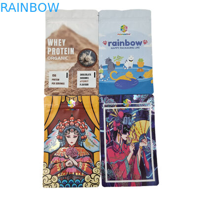 Opakowanie spożywcze Niestandardowa matowa folia aluminiowa Jadalne torby z zamkiem błyskawicznym Mylar Snack