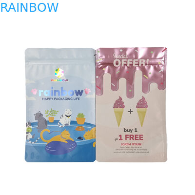 Opakowanie spożywcze Niestandardowa matowa folia aluminiowa Jadalne torby z zamkiem błyskawicznym Mylar Snack