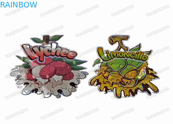 Niestandardowe, specjalnie ukształtowane, jadalne, odporne na zapachy, wycinane zamkiem błyskawicznym 3,5 Mylarowe torby na cukierki