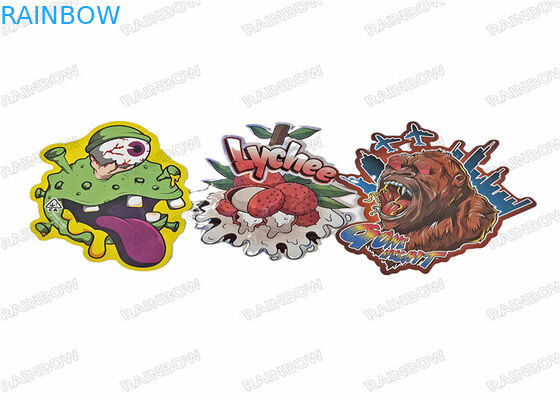 Jadalne torby Mylar Wycinane plastikowe etui w kształcie specjalnym z zamkiem błyskawicznym 3,5 g Torebki na cukierki